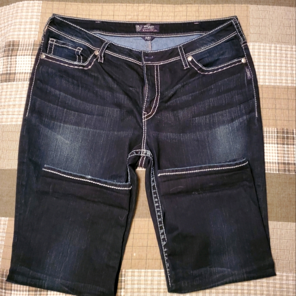 Silver Jeans Capri Pants 22 Plus Size